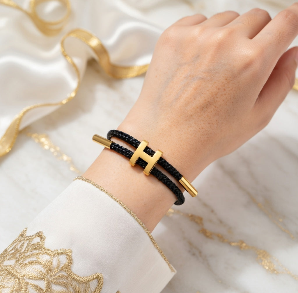 GoldenLock Adjustable Charm Bracelet
