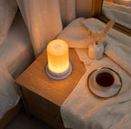 FlameGlow Warm LED Lamp