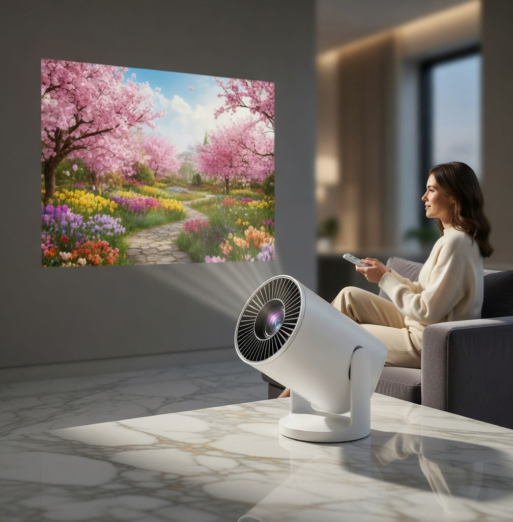 Mini Smart Home Theater Projector with Bluetooth
