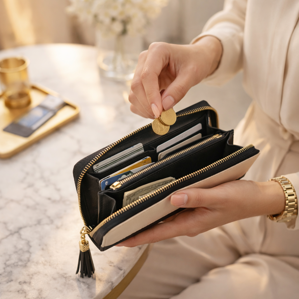 Fashion Long PU Leather Wallet