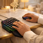 35-Key One-Handed Mini Gaming Keyboard