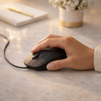 Ultrathin Ergonomic Wired Office Mouse