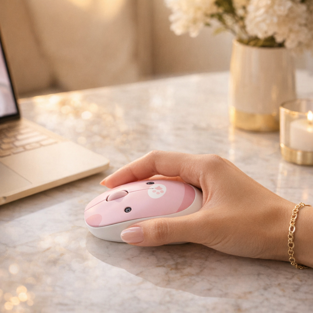 Cute Cartoon Animal Wireless Mouse
