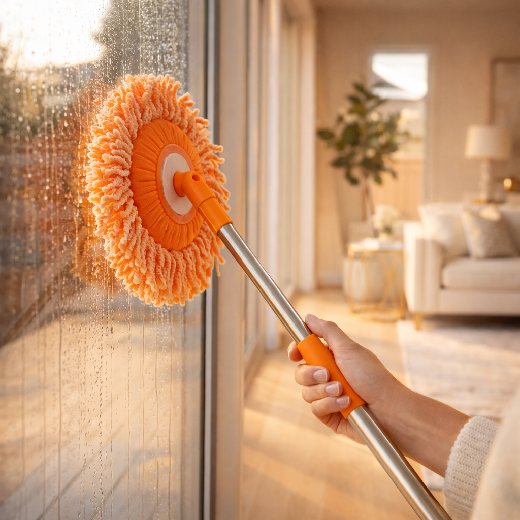 Willstar 360° Rotatable Microfiber Mop Set