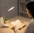 USB Rechargeable Folding Clamp LED Desk Lamp