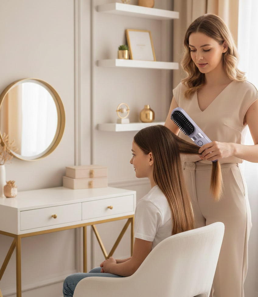 Cordless Straightening Brush
