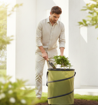 GardenEase™ Portable Pop-Up Waste Bin