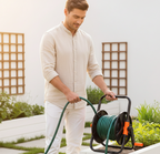 Compact Single Arm Garden Hose Reel