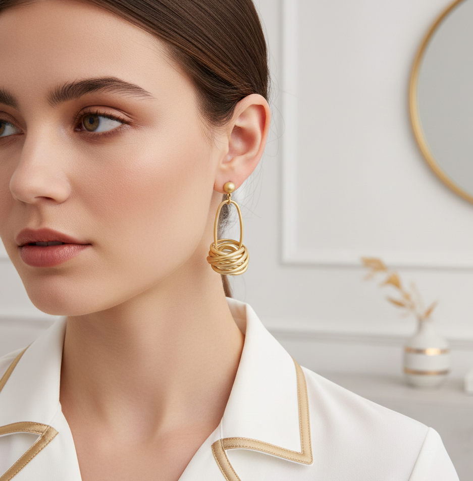 Celeste Minimalist Dangle Earrings