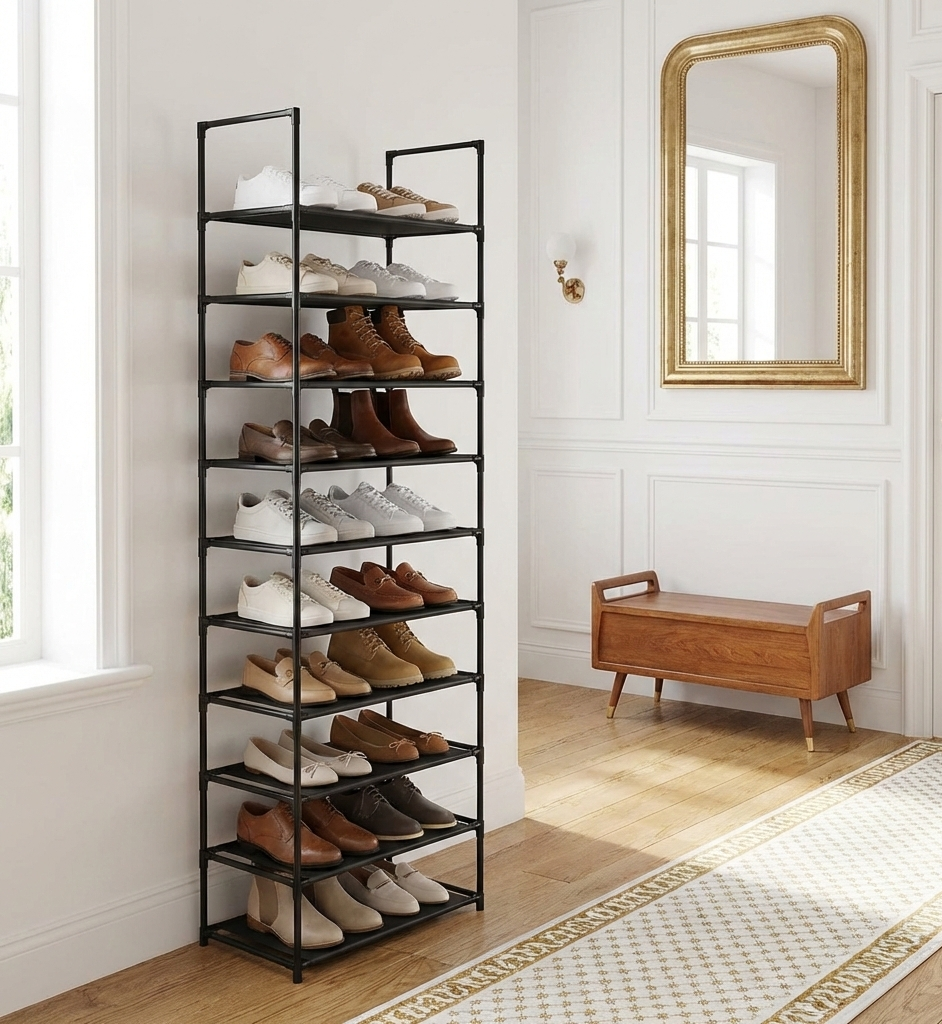 IronStack Heavy-Duty 25-Pair Shoe Rack
