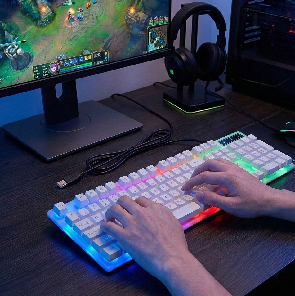 104-Key Mechanical RGB Gaming Keyboard