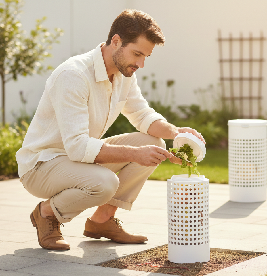 EcoFlow™ Compact Worm Composting Bin
