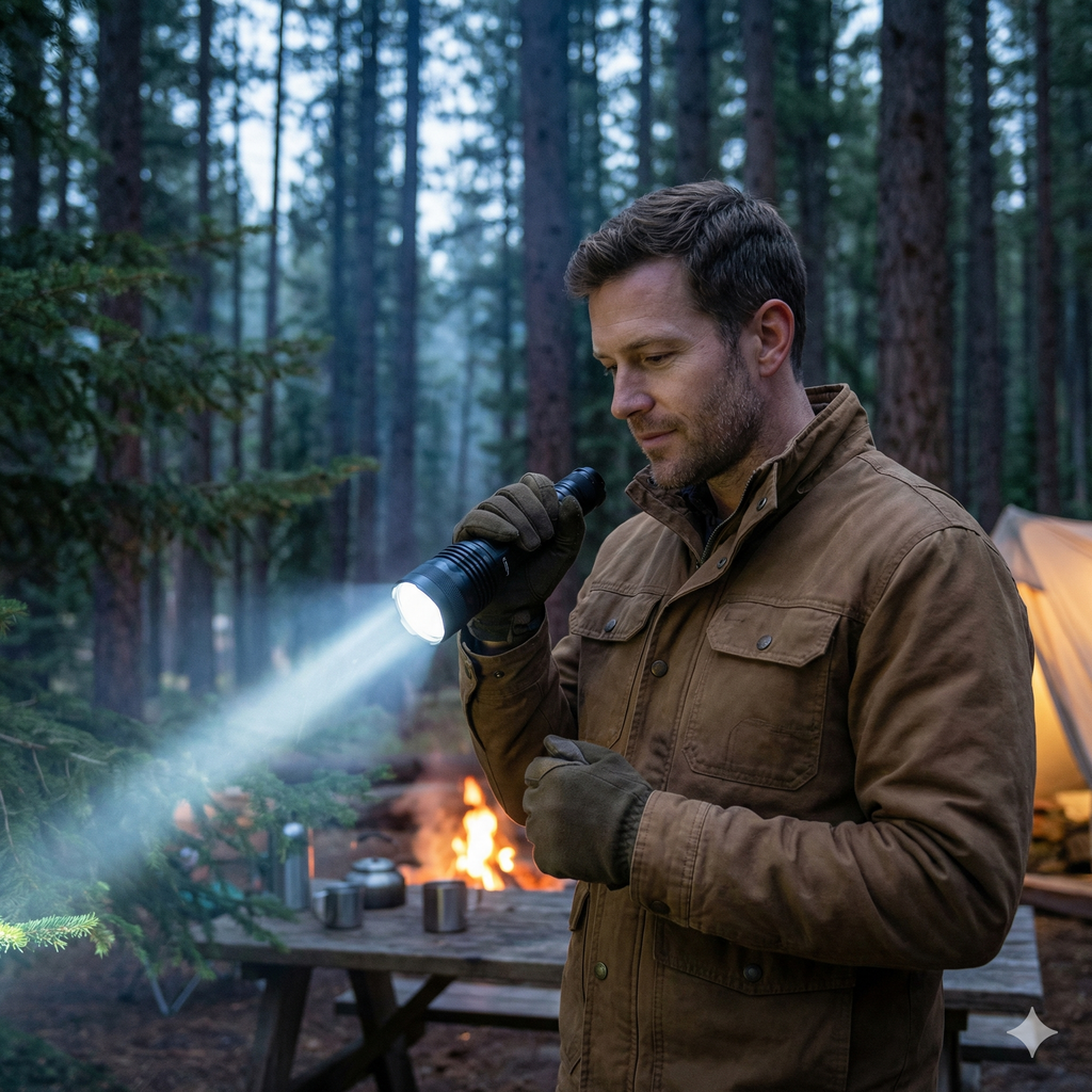 Compact Tactical LED Flashlight