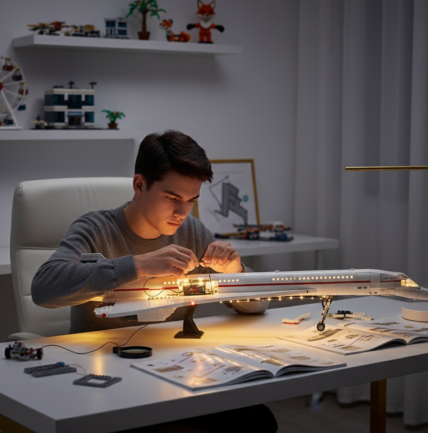 LED Light Kit for LEGO Concorde