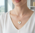 Rosette Circle Pendant