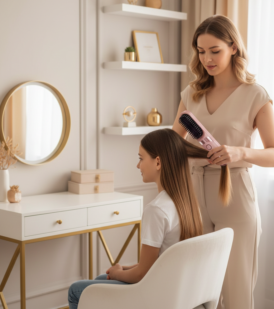 Cordless Straightening Brush