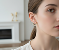 Luna Sterling Round Hoops