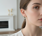 Luna Sterling Round Hoops
