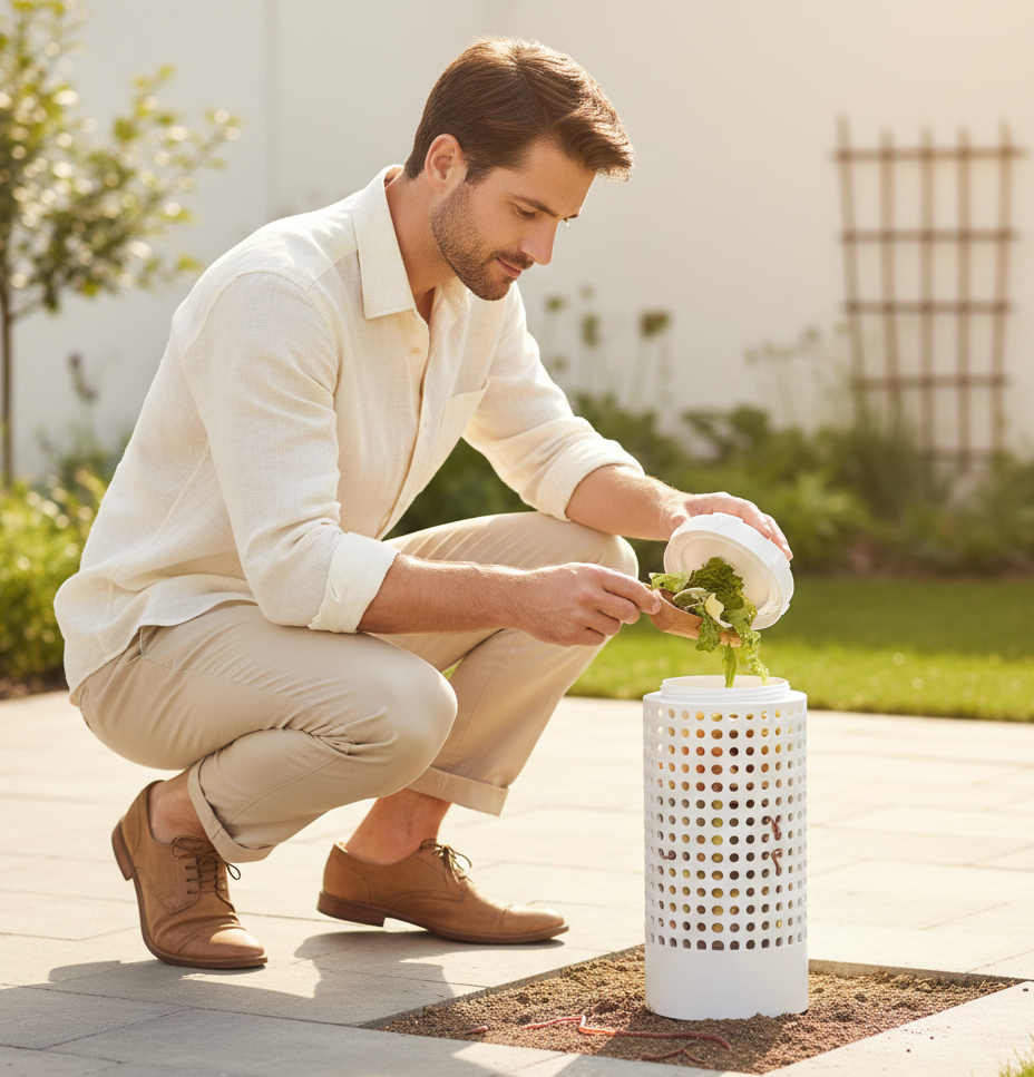 EcoFlow™ Compact Worm Composting Bin