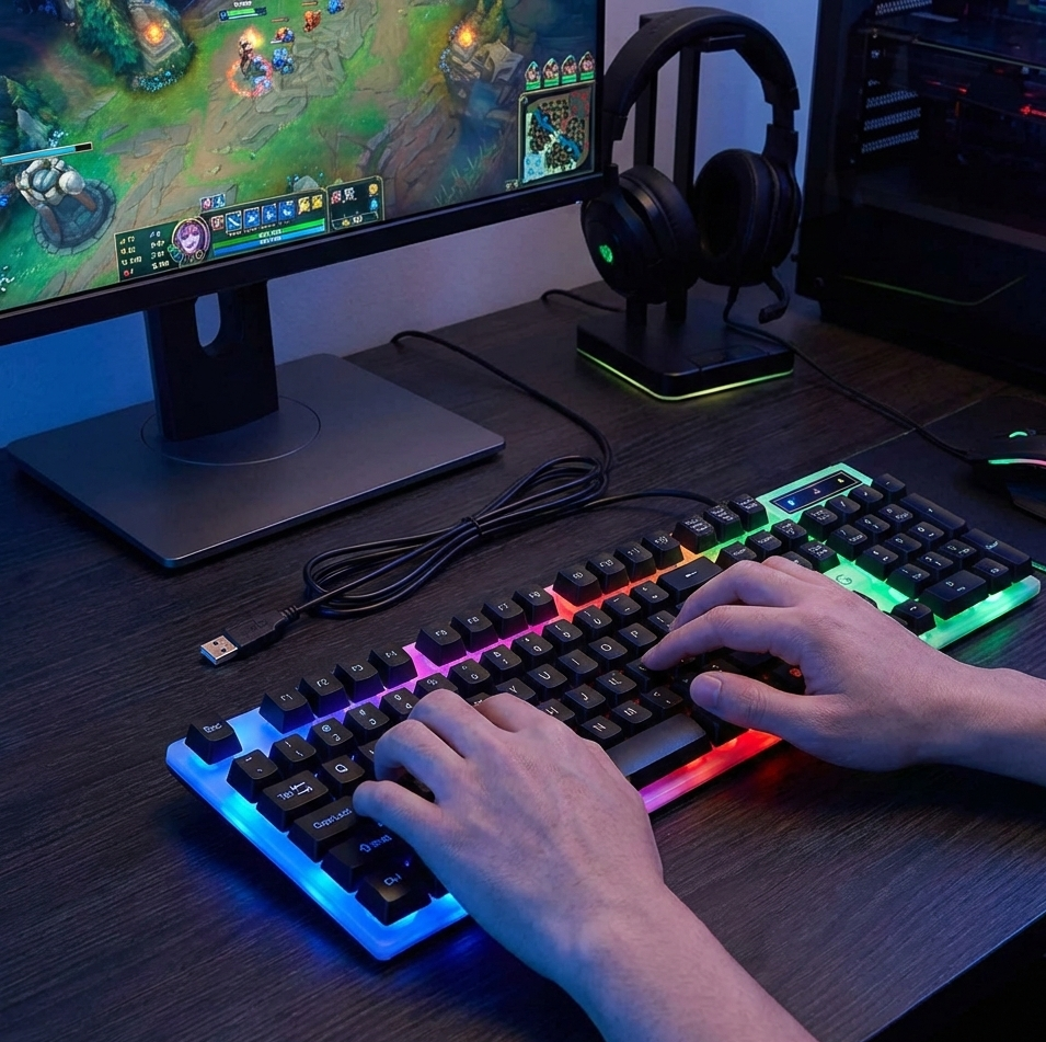 104-Key Mechanical RGB Gaming Keyboard