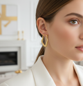 Aurelia Gold Zircon Hoops