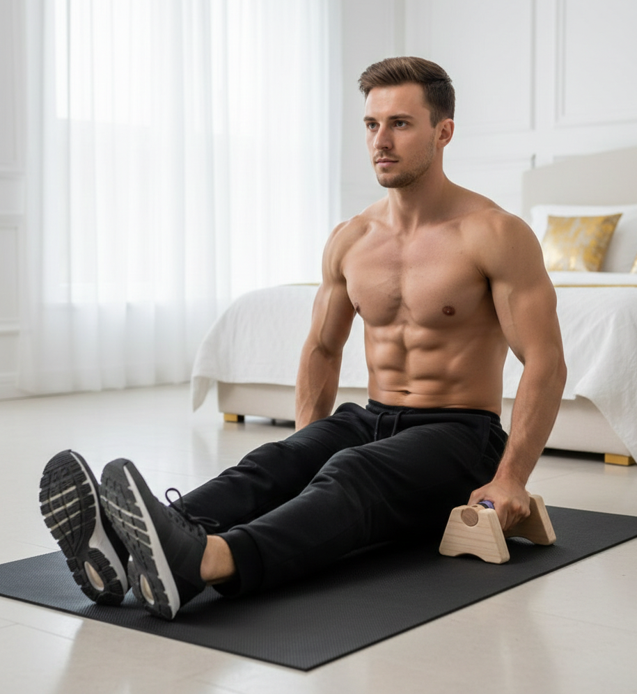 Premium Calisthenics Wooden Push-Up Handles
