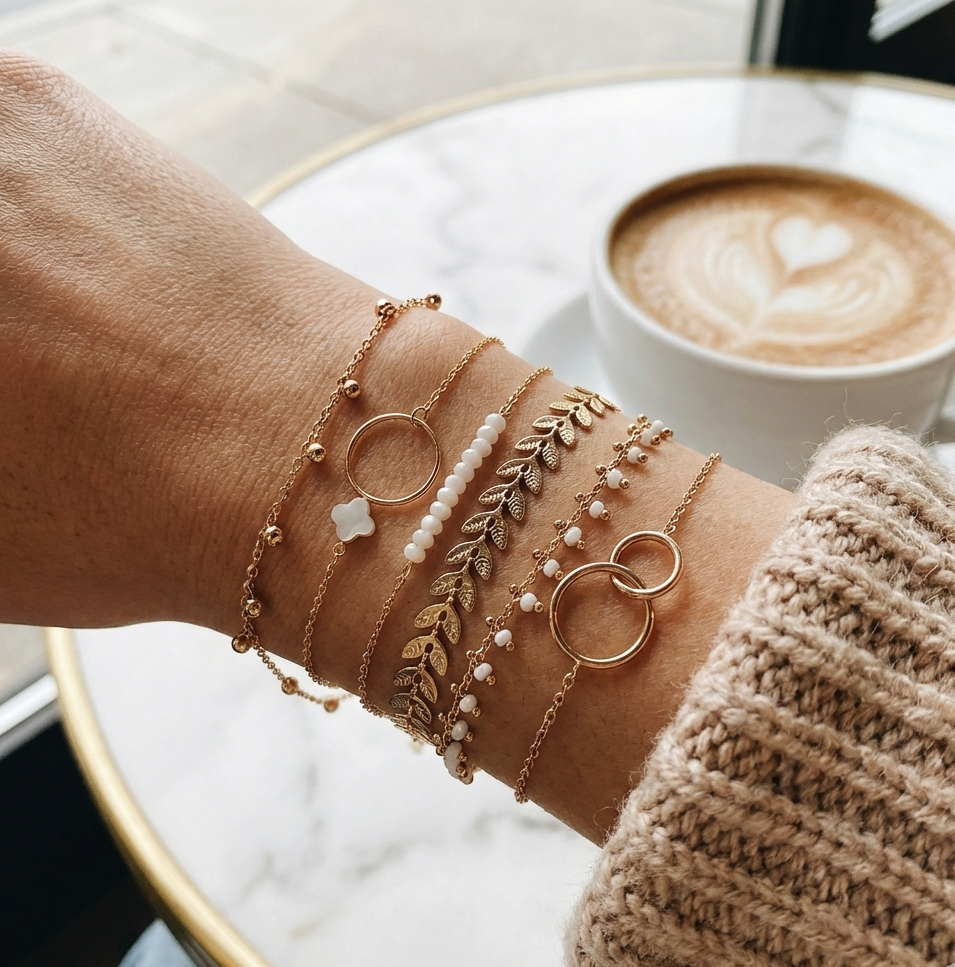 6-Piece Stackable Bracelet Set