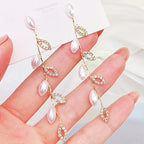 Aurelia Gold Pearl Clip-Ons