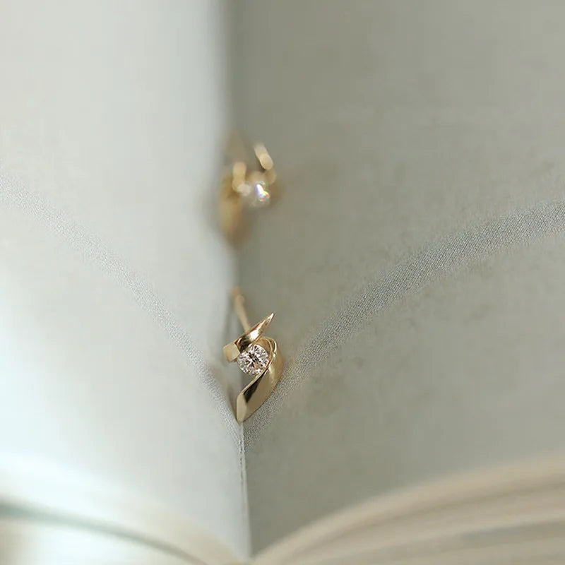 Aurielle Rotating Zircon Studs
