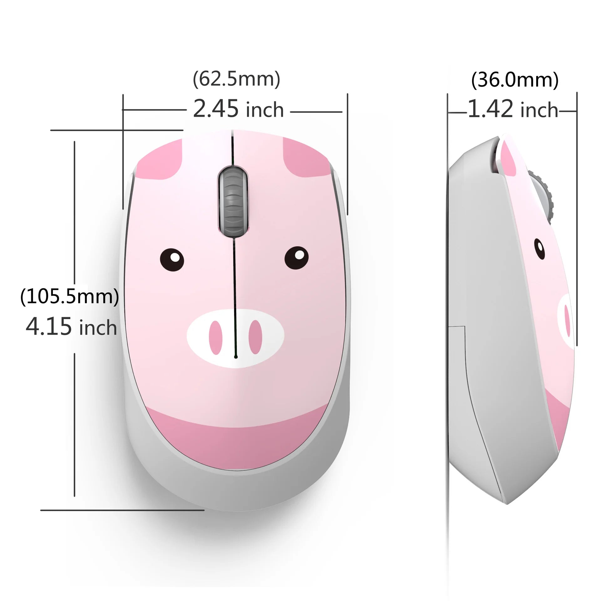 Cute Cartoon Animal Wireless Mouse