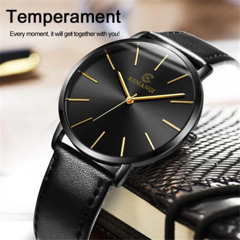 Relogio Masculino Ultra-Thin Luxury Men’s Watch