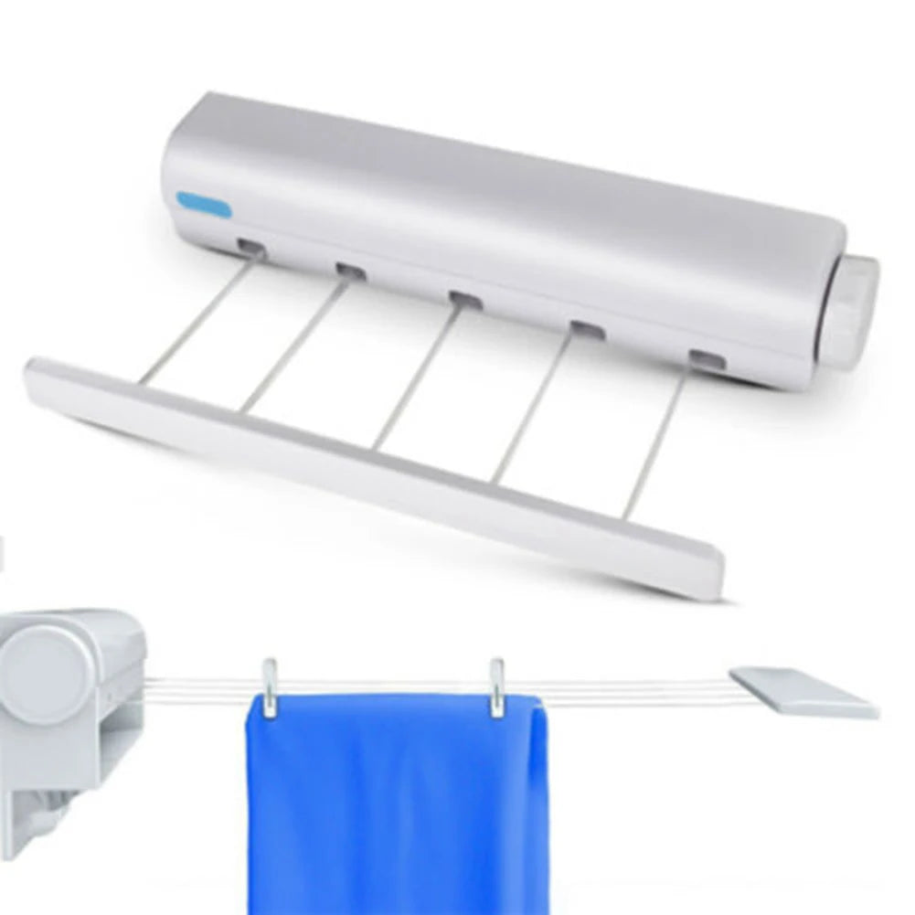 Telescopic Wall-Mounted Retractable Clothesline