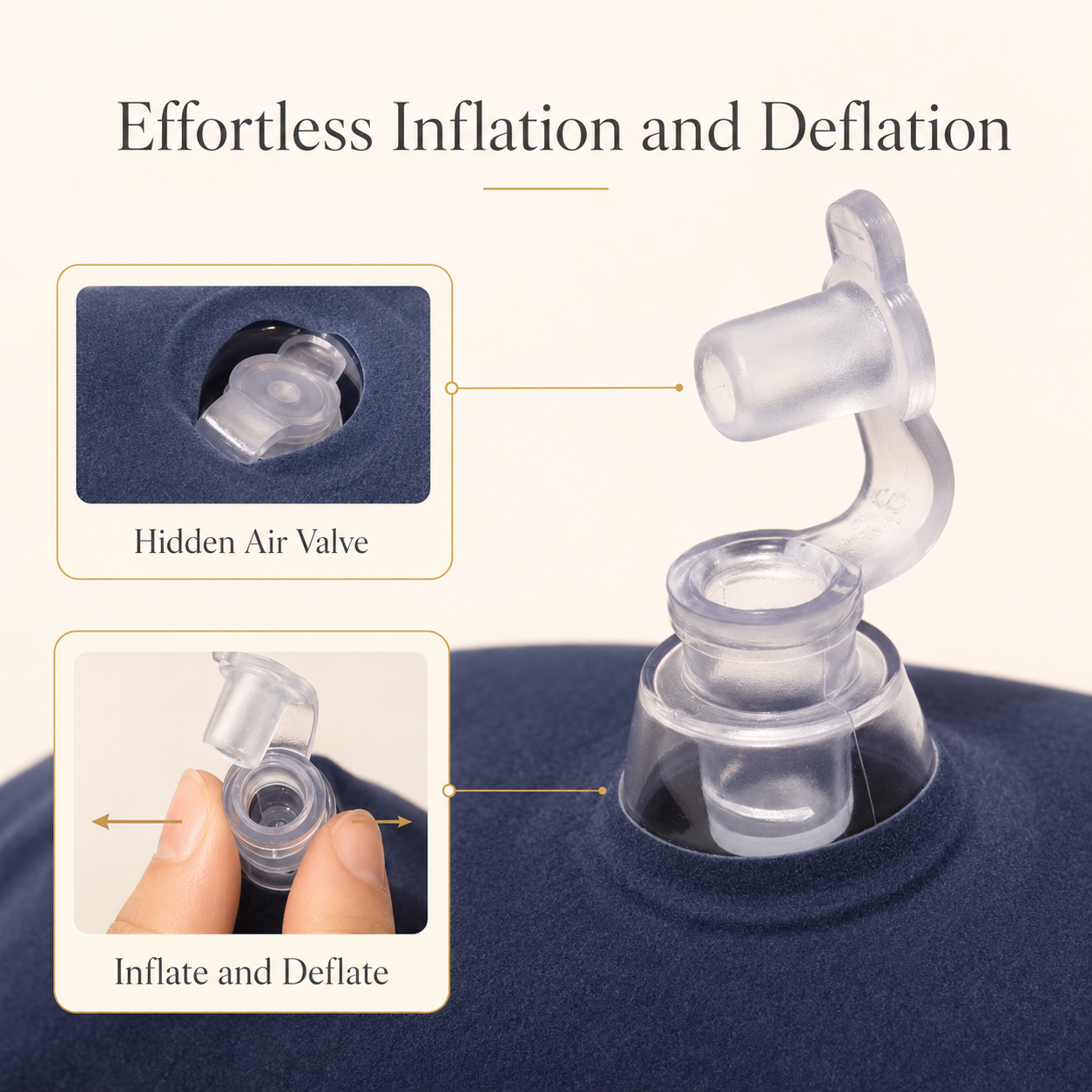 LuxDream Inflatable Travel Pillow