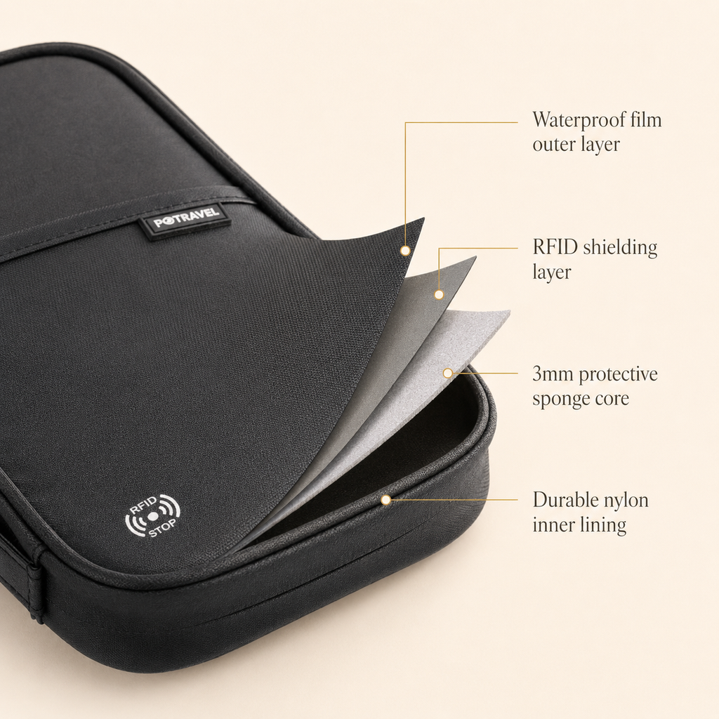 LuxVault Family Travel Wallet