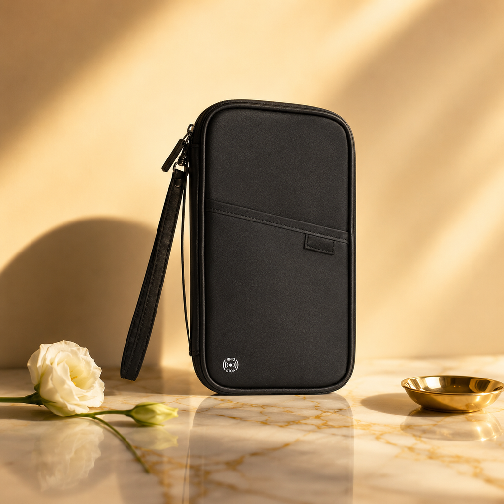LuxVault Family Travel Wallet