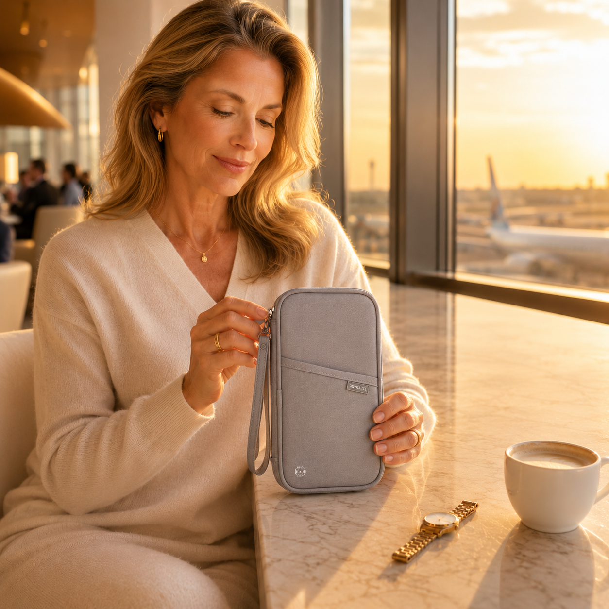 LuxVault Family Travel Wallet