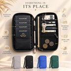 LuxVault Family Travel Wallet
