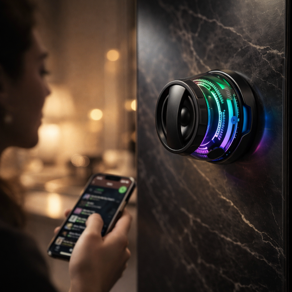 Magnetic Mini Bluetooth Speaker with RGB Light