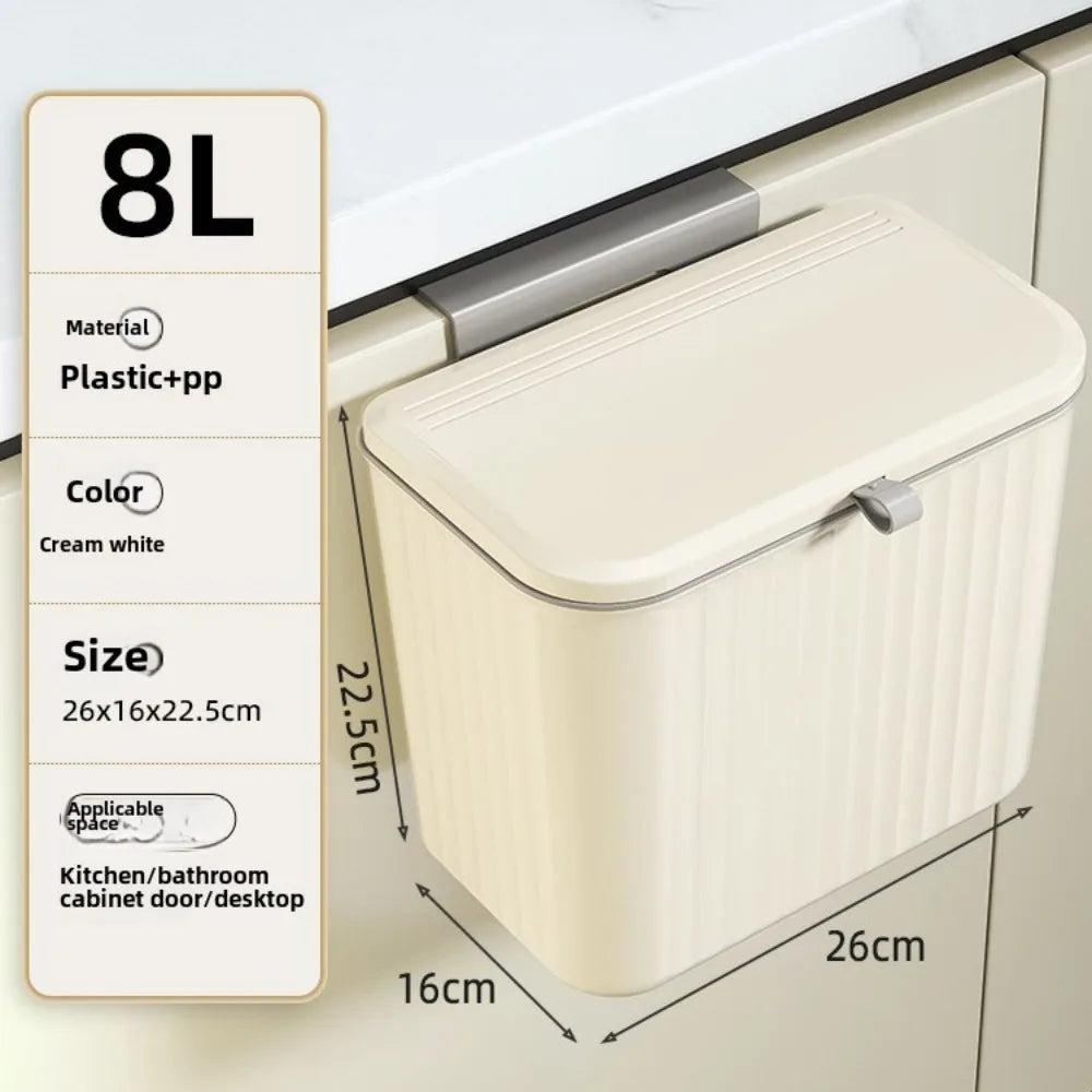 EcoClean™ Countertop Kitchen Compost Bin (8L / 12L)