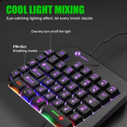 35-Key One-Handed Mini Gaming Keyboard