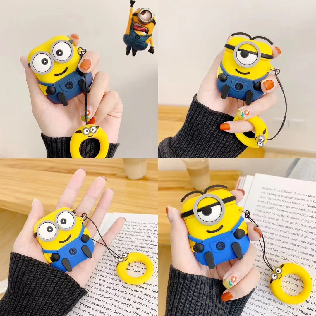 Cute Minions AirPods Case