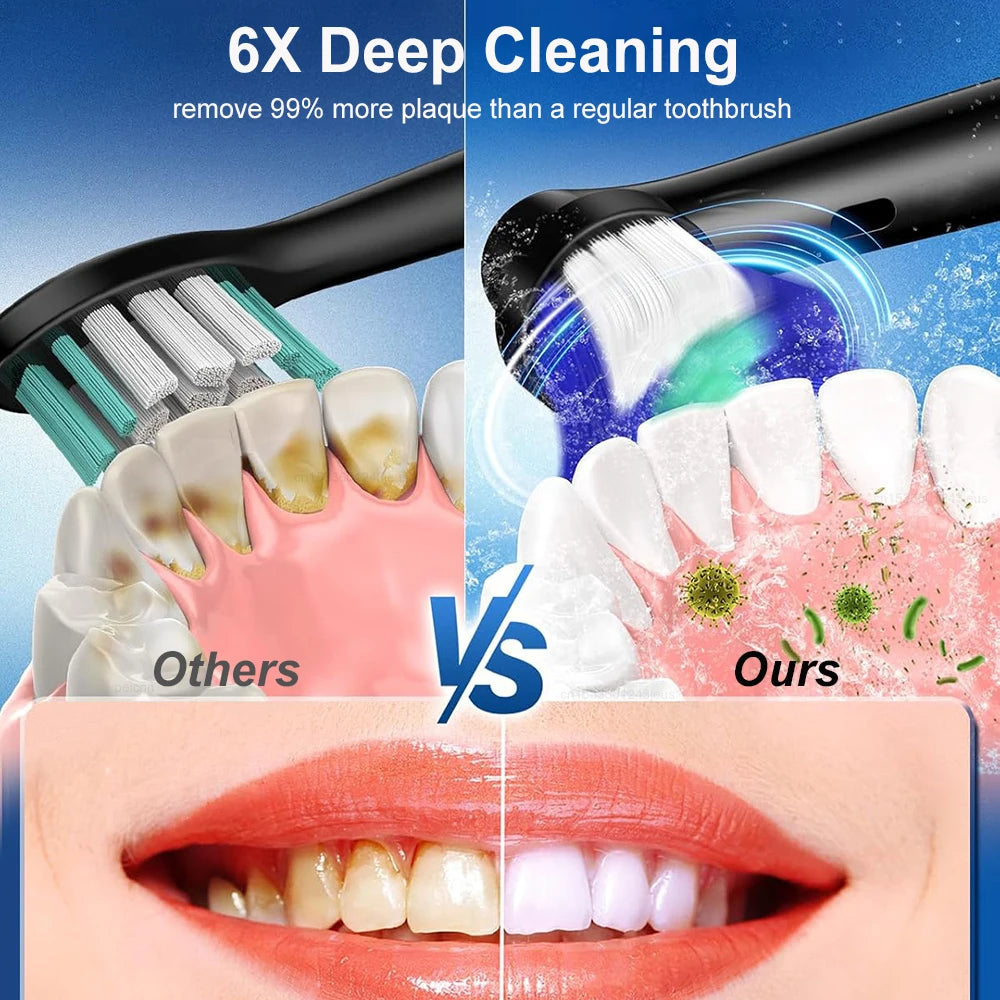 Electric Toothbrush Rotary Rechargeable for Adults