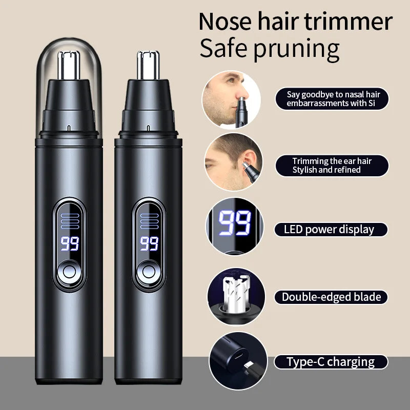 USB Rechargeable Nose & Ear Hair Trimmer