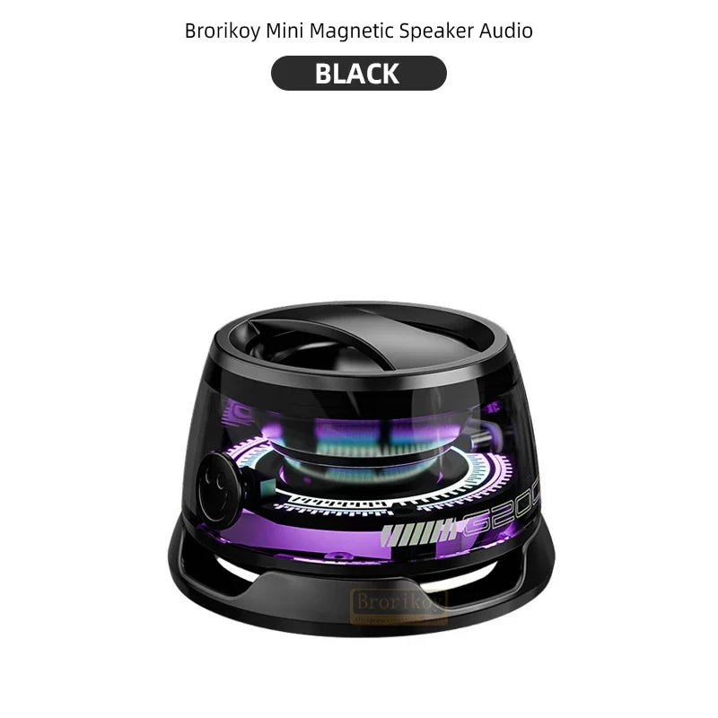 Magnetic Mini Bluetooth Speaker with RGB Light
