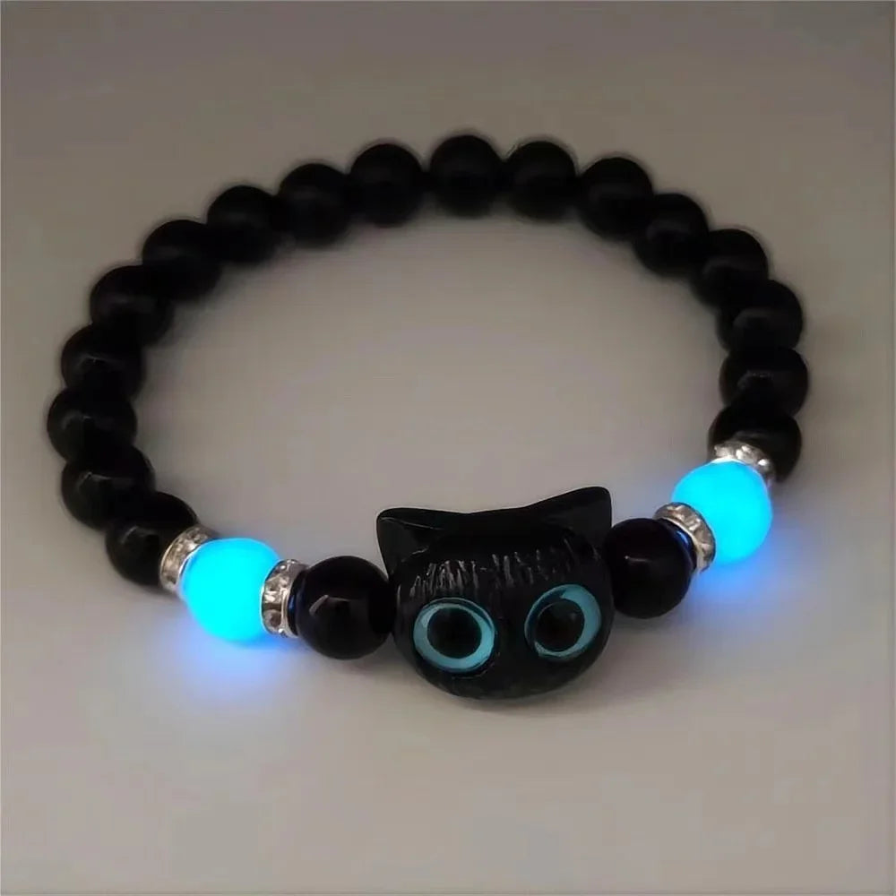 Glowing Cat Couple's Bracelet