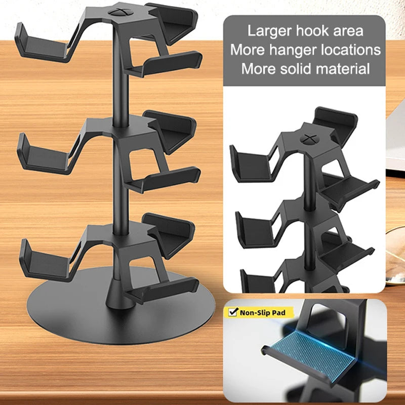 Multi-Tier Game Controller Stand