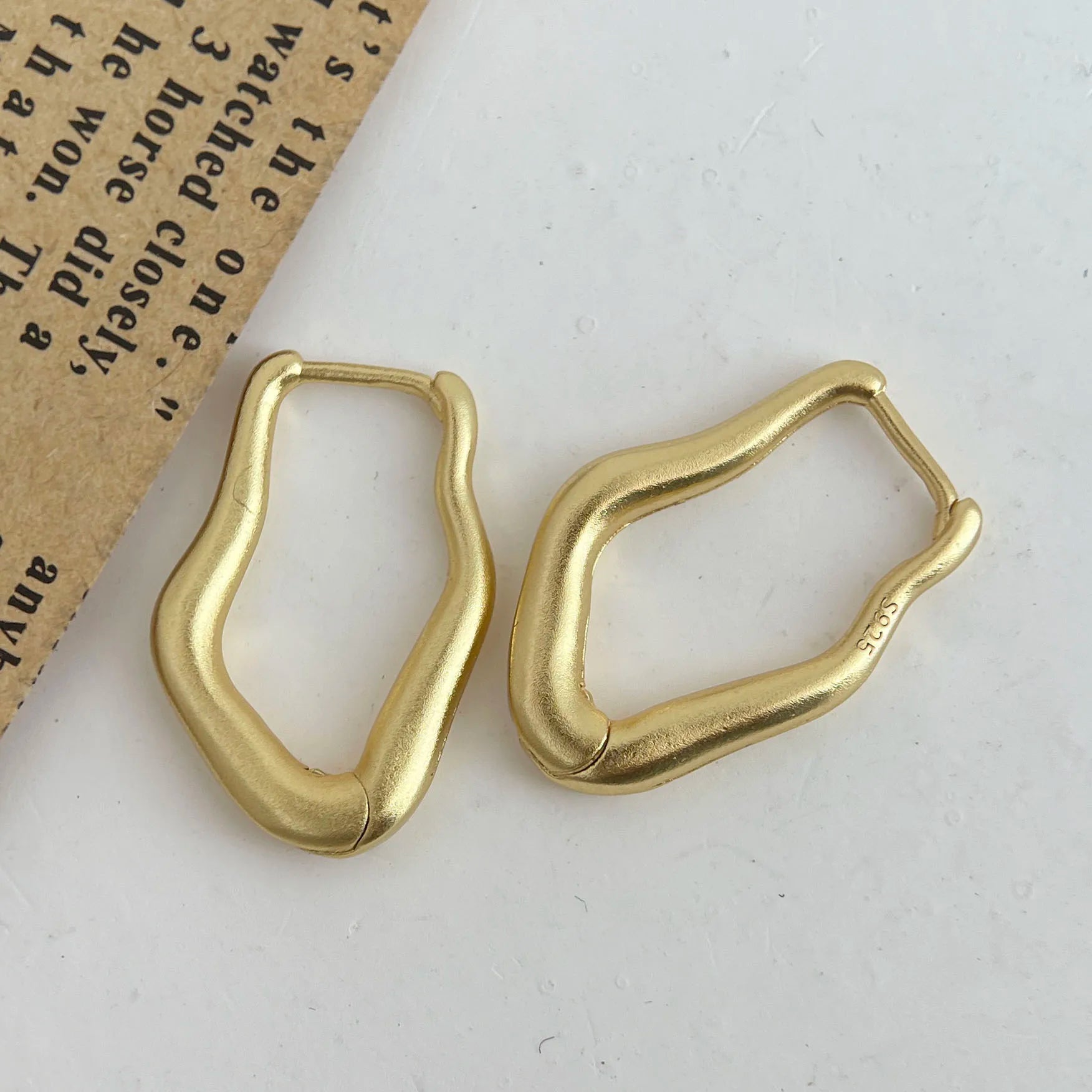 Aurelia Gold Zircon Hoops