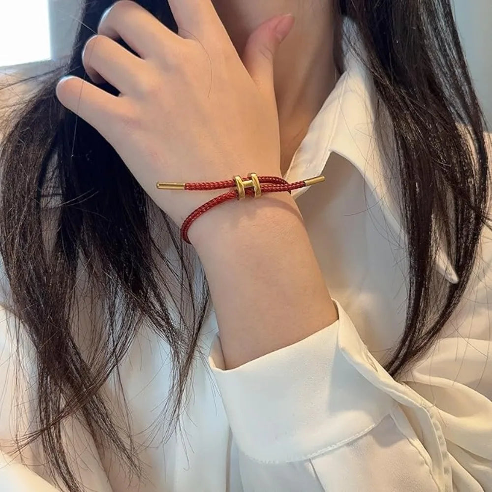 GoldenLock Adjustable Charm Bracelet