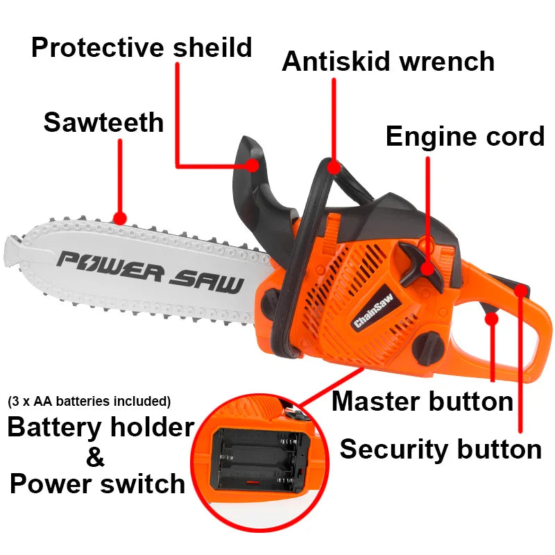 Kids Electric Toy Chainsaw with Sound