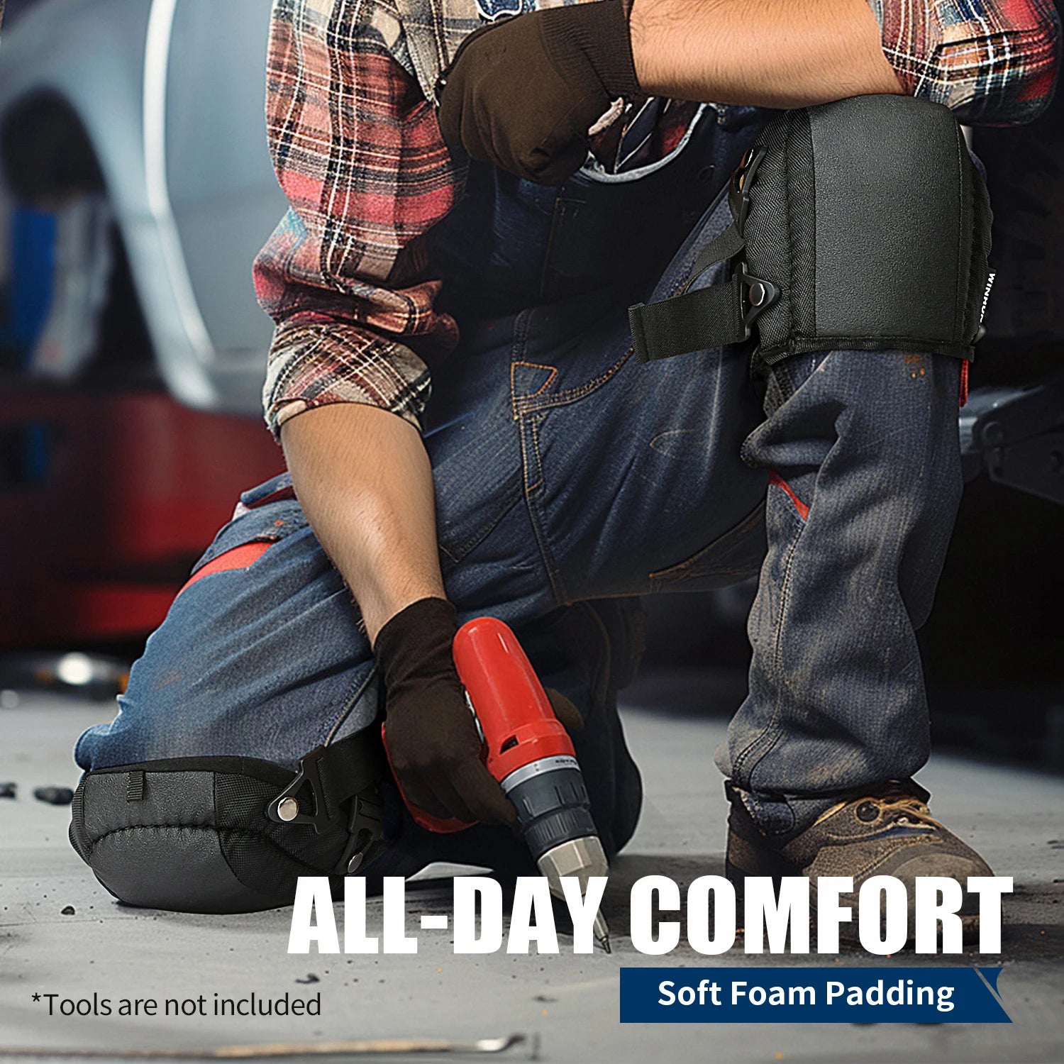 FlexGuard Heavy-Duty Knee Protection Pads